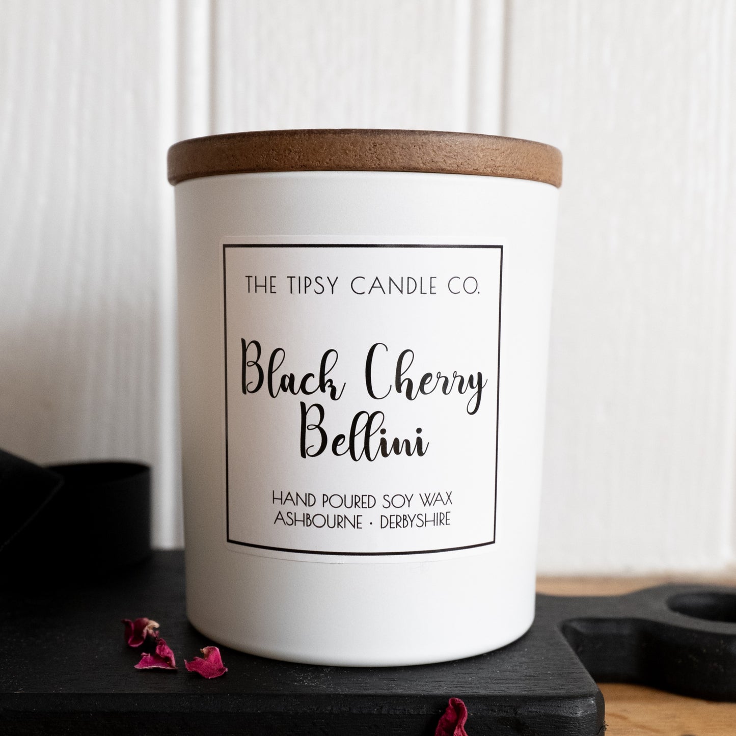 Black Cherry Bellini candle
