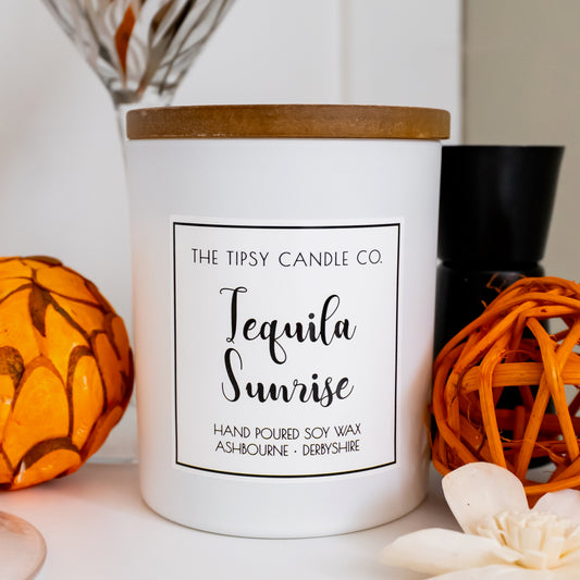 Tequila Sunrise candle