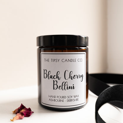 Black Cherry Bellini candle